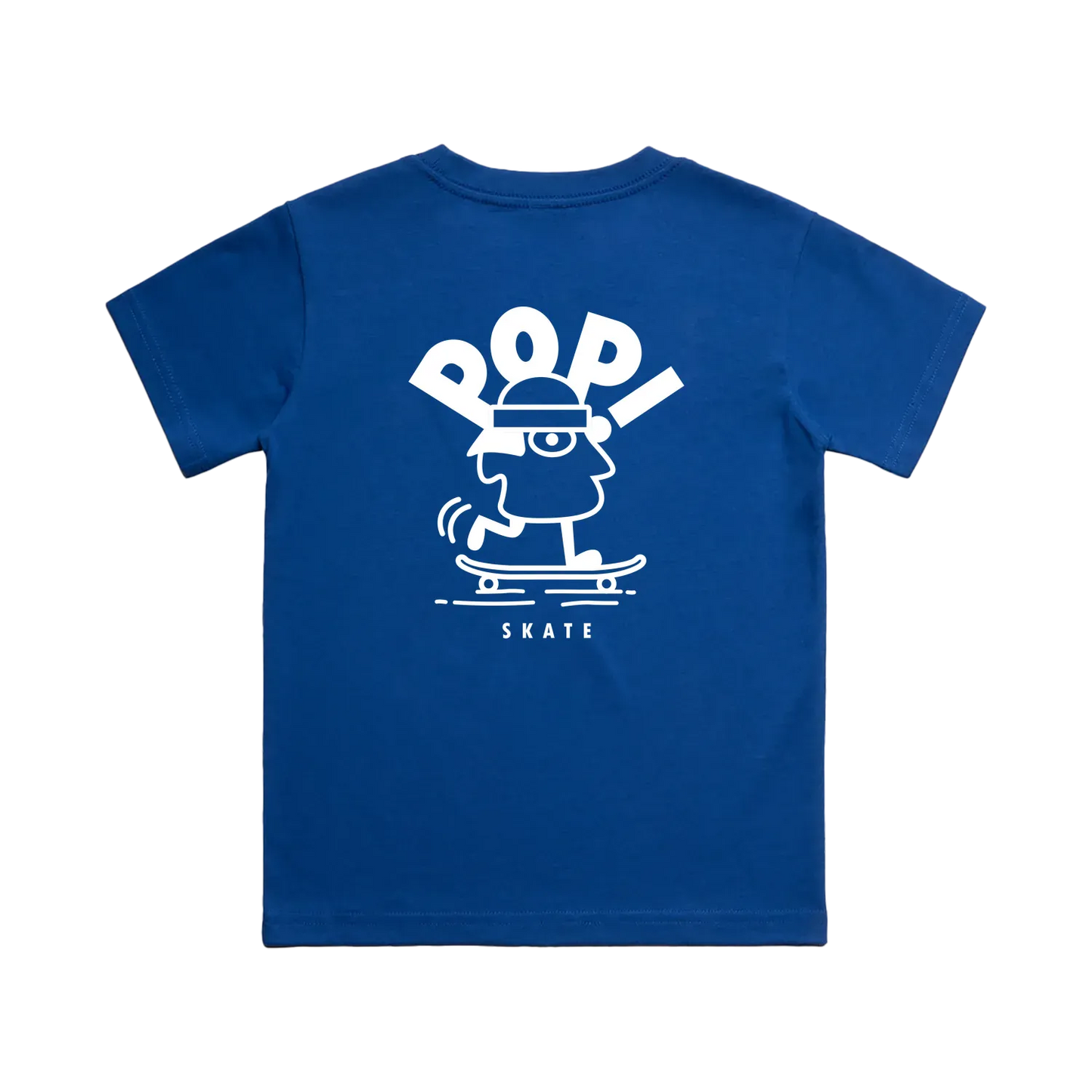 PoP! Part of the Crew Kids Tee - Bright Royal Blue