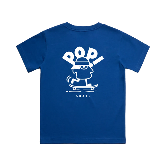 PoP! Part of the Crew Youth Tee - Bright Royal Blue
