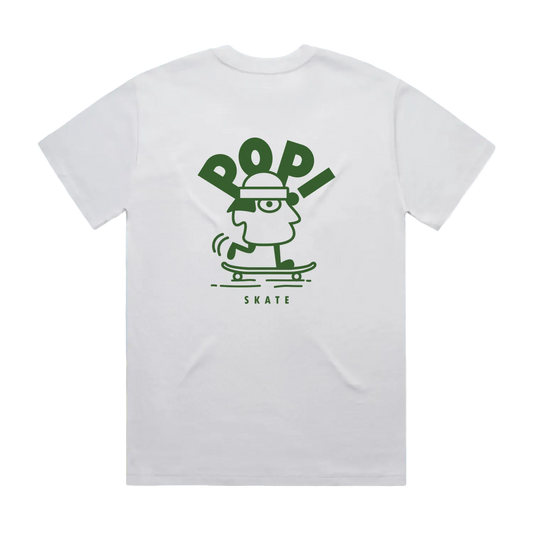 PoP! Part of the Crew Heavyweight Tee - White